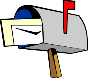 open mailbox filled with mail.