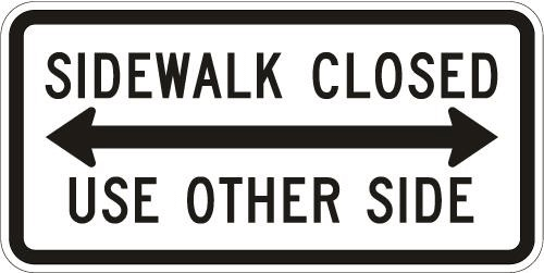 Sidewalk Closed