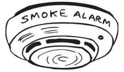 illustration of a smoke alarm