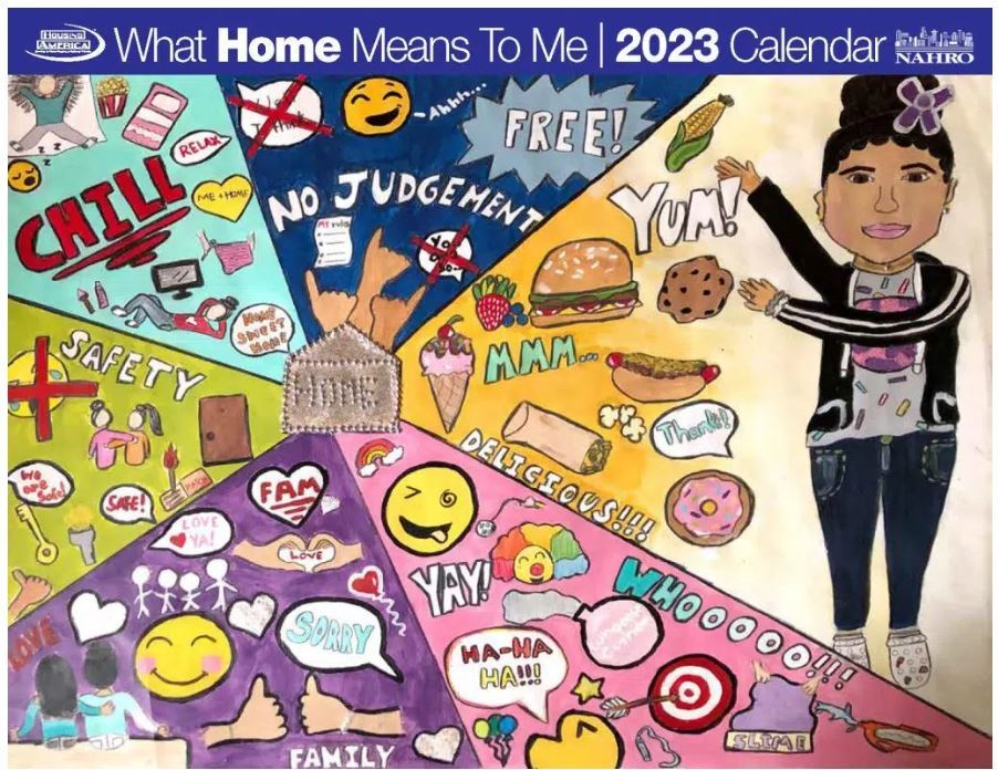 What Home Means to Me 2023 Calendar Cover