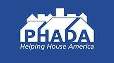PHADA in reverse over 2 connected houses. Helping House America below.