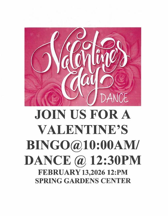 Valentines Dance Flyer, all information as listed below.