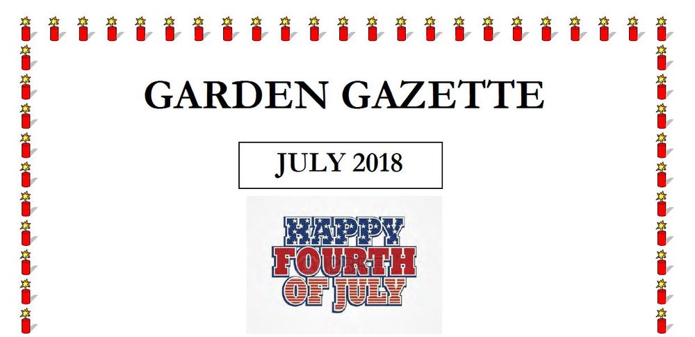 July Garden Gazette Art