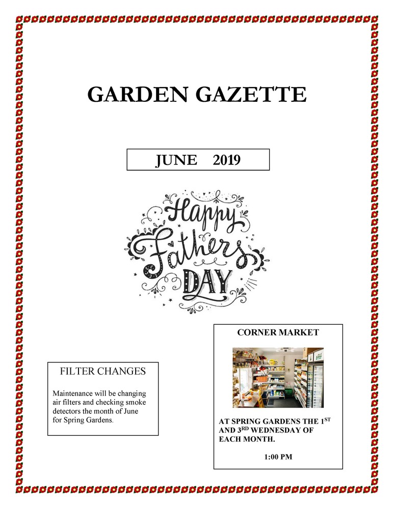 JUNE GAZETTE 2019